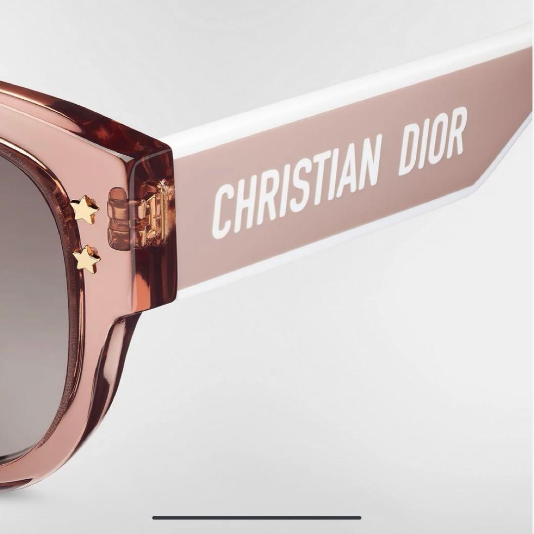 Christian Dior ディオール ピンク サングラス バタフライ - メルカリ