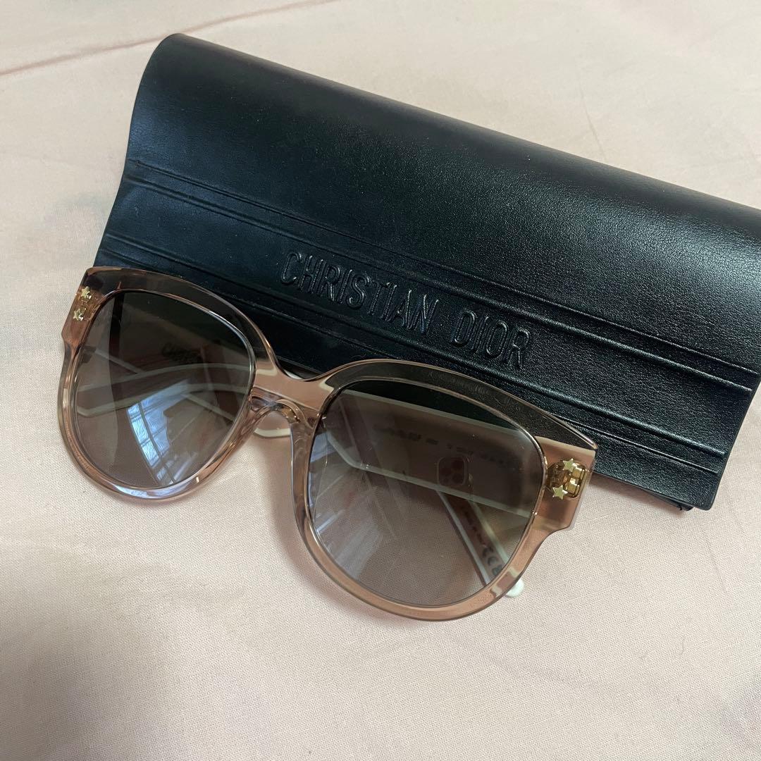 Christian Dior ディオール ピンク サングラス バタフライ - メルカリ