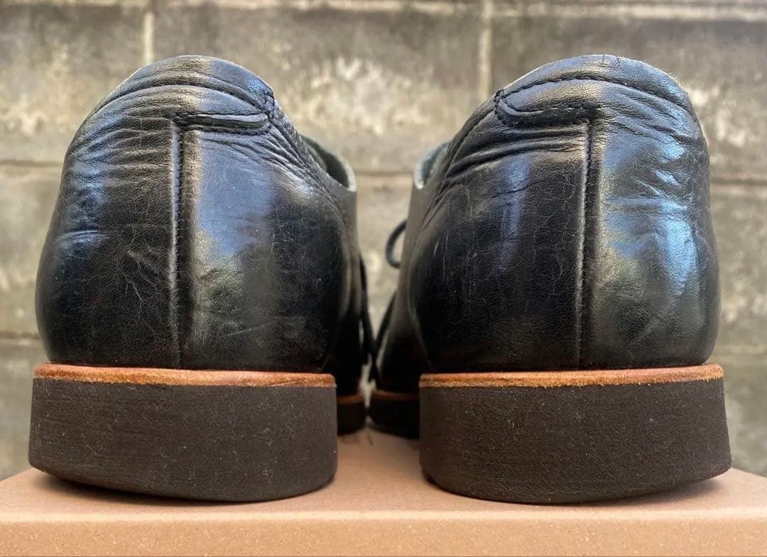 i*n様 KOTOKA古都ホールカット 26.5cm たつの蝋引きレザー ダーク