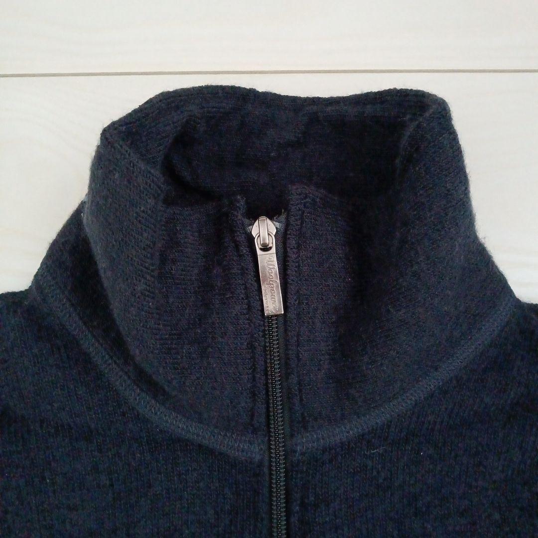 ウールパワー フルジップ ジャケット 400 サイズM ネイビー - メルカリ