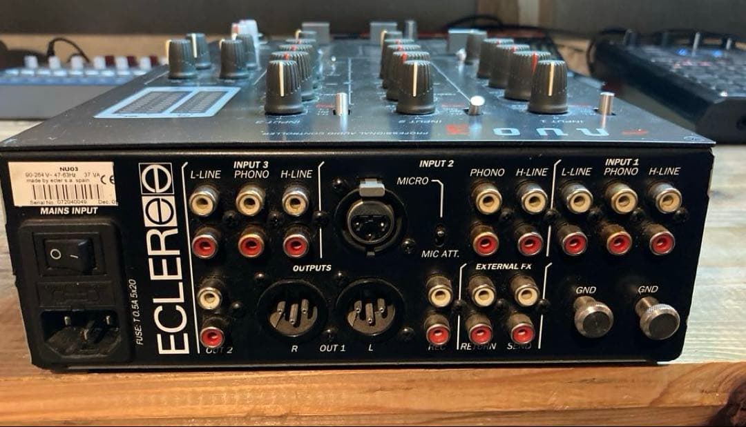 ECLER nuo3 DJミキサー 【ジャンク扱い】