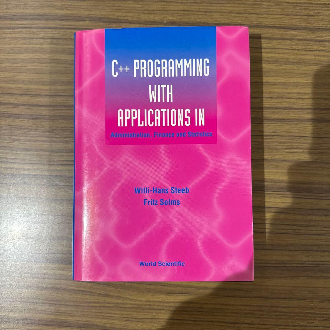 コンピュータ・IT C++ PROGRAMMING WITH APPLICATIONS IN 712yubpOcsL.jpg