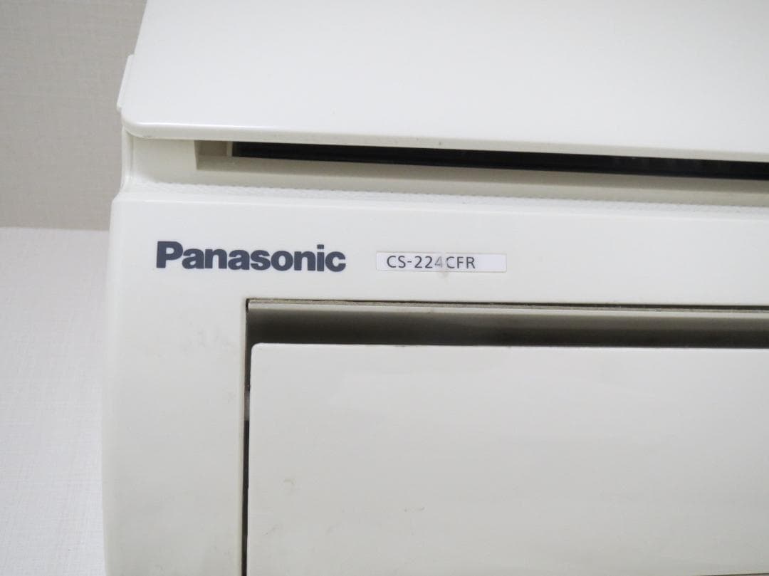 Panasonic CS-224CFR-W 壁掛けエアコン 中古 全国送料込み - メルカリ