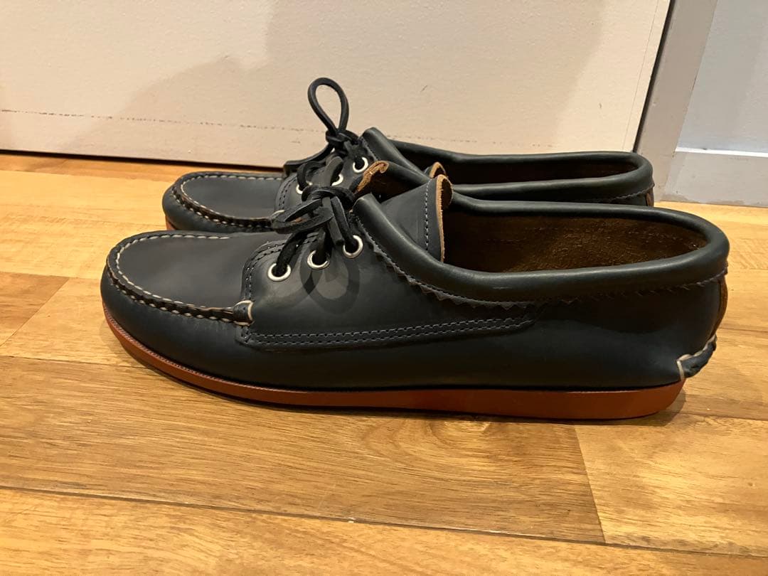 Quoddy 9 クオディ 紺モカシン クロムエクセル アメリカ製 - メルカリ