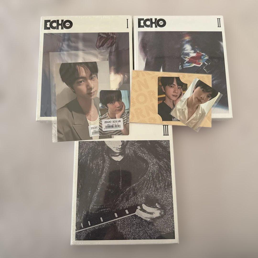 BTS JIN ECHO 3形態+WEVERSE ユニバ特典セット - メルカリ