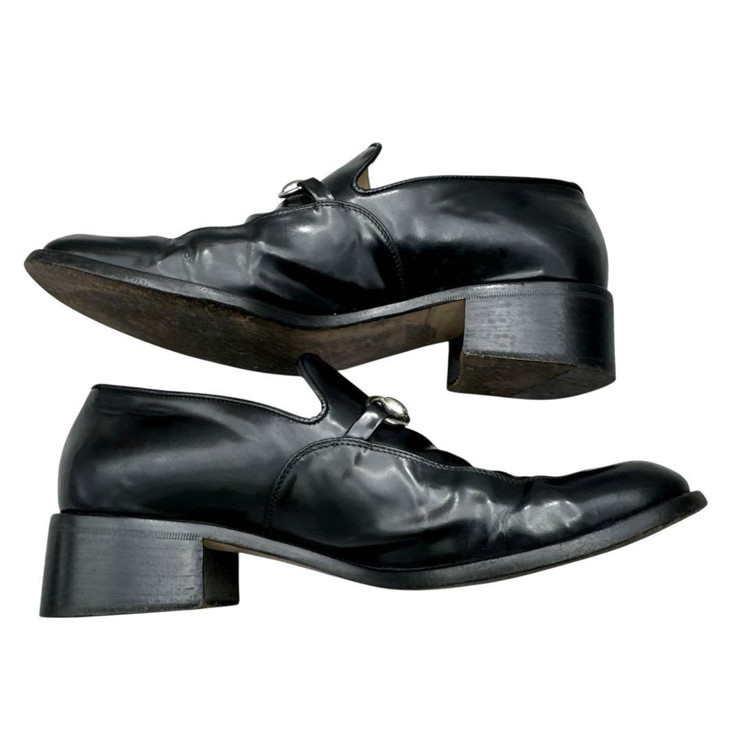 靴 Gucci Horsebit Loafers 37.5C Black 24.5