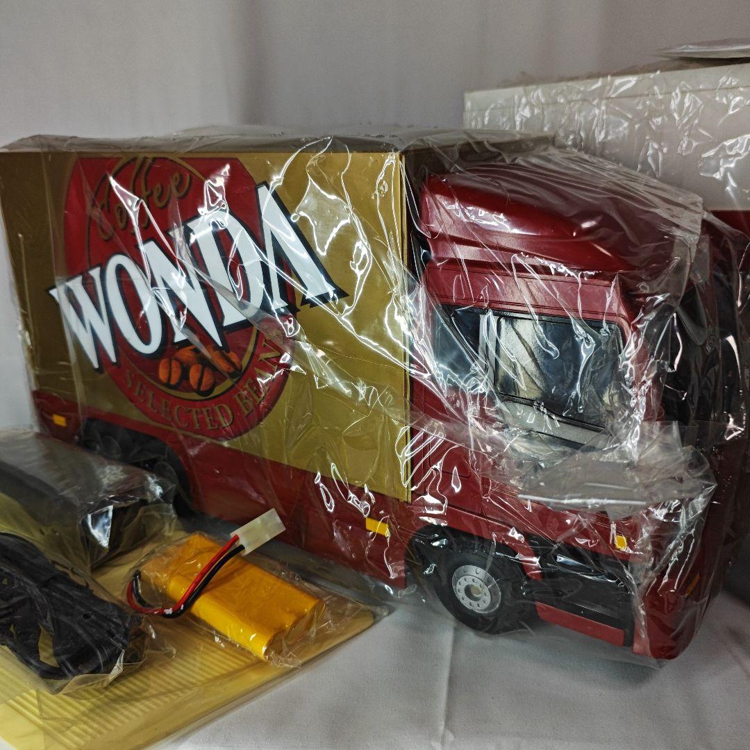 値下げ】未使用保管品 WONDA懸賞 ラジコントラック保冷庫付き アサヒ