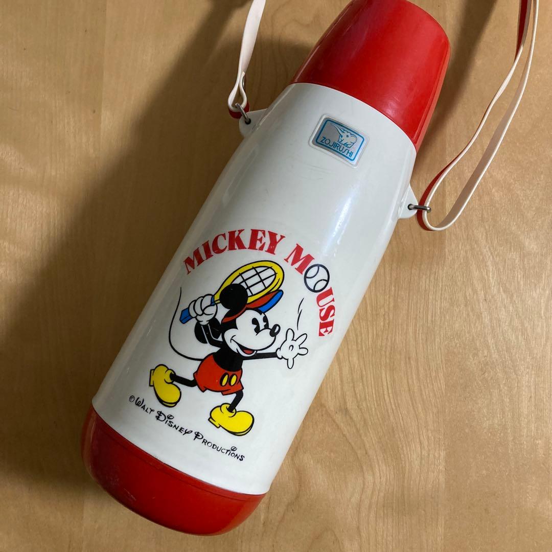 ディズニー ミッキー 象印 昭和レトロ ビンテージ 魔法瓶 水筒 - メルカリ