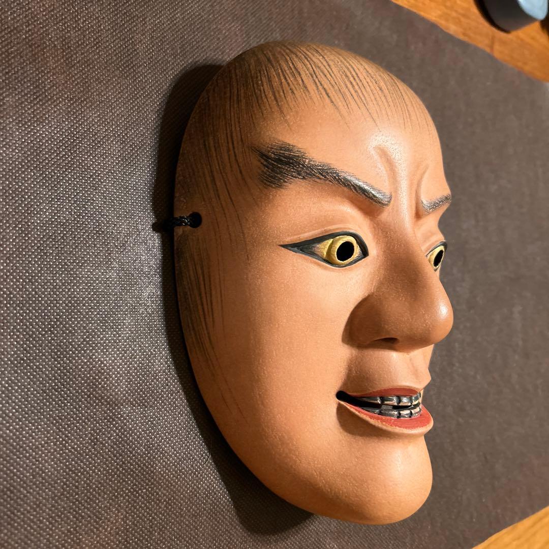 能面 木彫り 大童子 おおどうじ - メルカリ