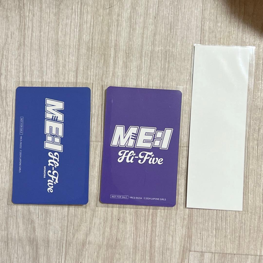 ME:I Hi-Five CD封入特典トレカ 笠原桃奈 - メルカリ