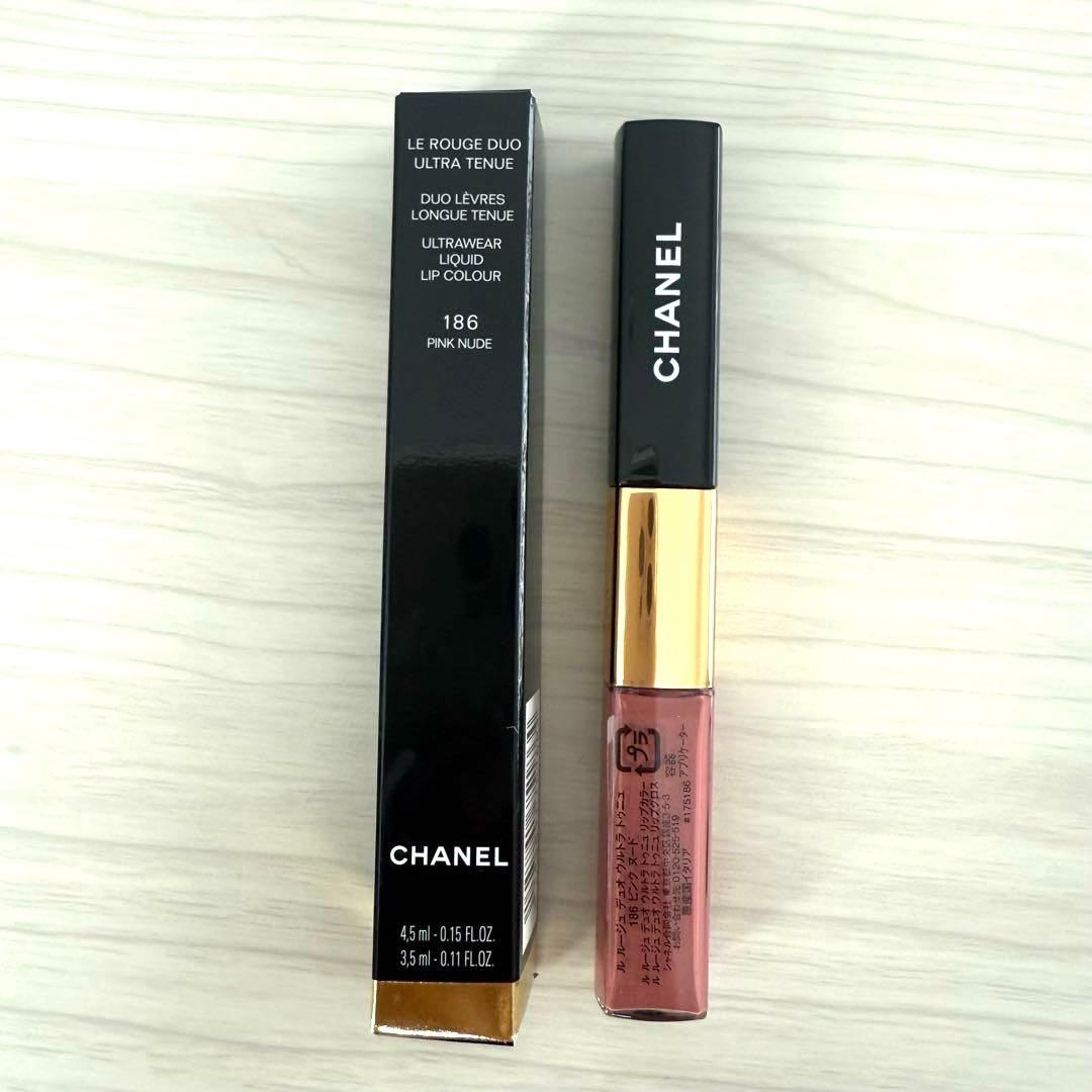 シャネル ル ルージュデュオ ウルトラ トゥニュ 186 おまけ付き - メルカリ