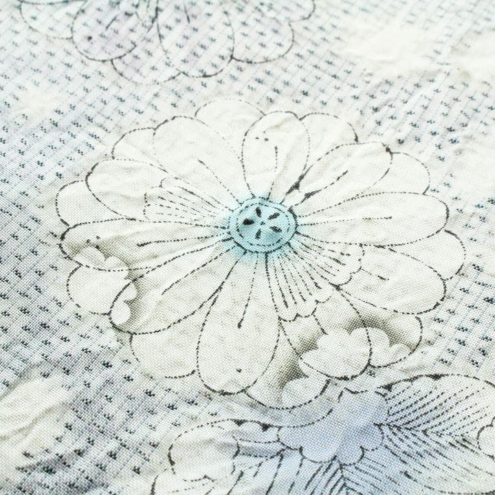 手絞り染の【辻が花】 入学園式・ご結婚式にも 【本場白大島紬】の訪問