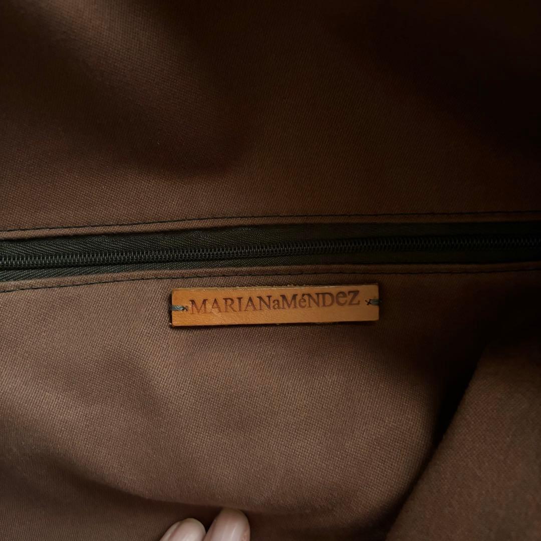 Mariana Mendez マリアナ・メンデス トートバッグ 黒革×布