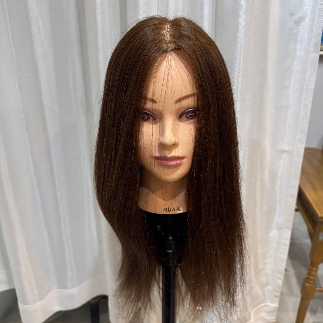 NBAA ロングウィッグ　ヘアアレンジ　アップウィッグ アップスタイルの練習用ロングウィッグ。日本髪・和髪・編み込み