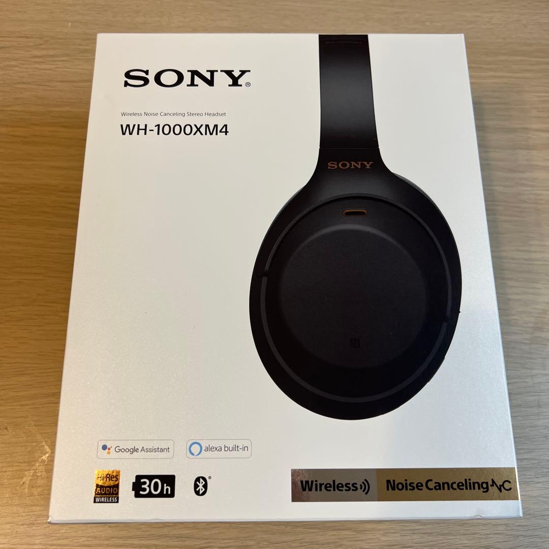 美品　SONY WH-1000XM4 ワイヤレスヘッドセット ソニー ワイヤレスノイズキャンセリングステレオヘッドセット WH