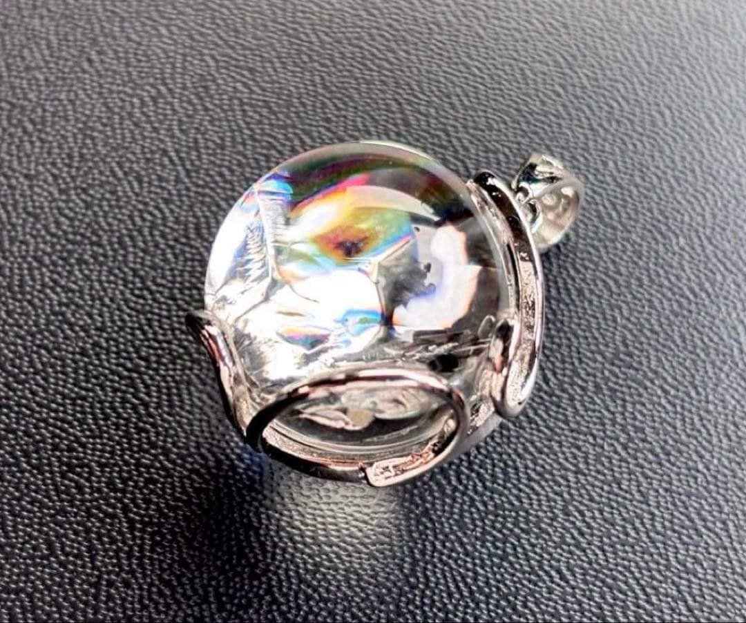 椿　永遠の愛を願う水晶の究極形態　虹のマスターウラルレムリアンスフィアPT