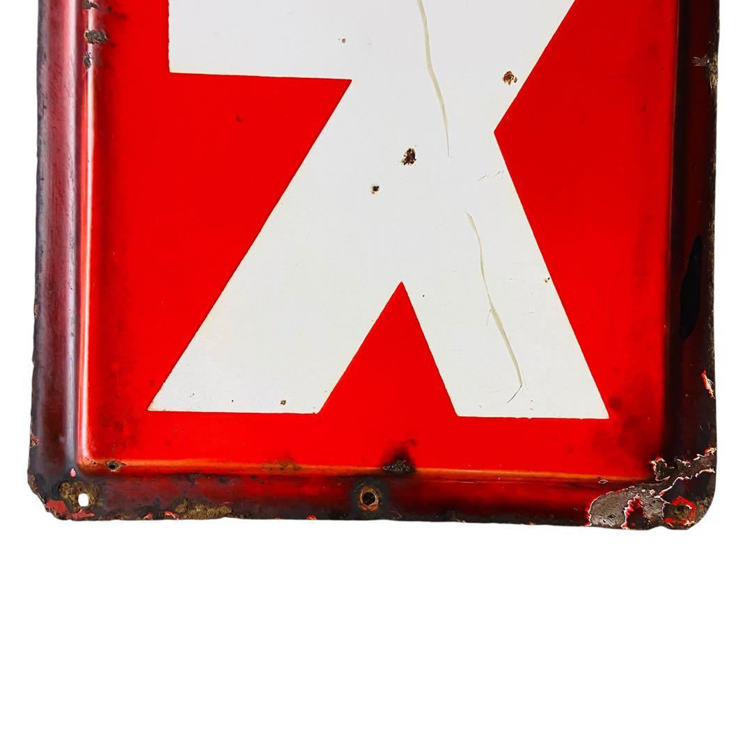 ホーロー看板 イカリソース 大型122cm 琺瑯看板 昭和レトロ