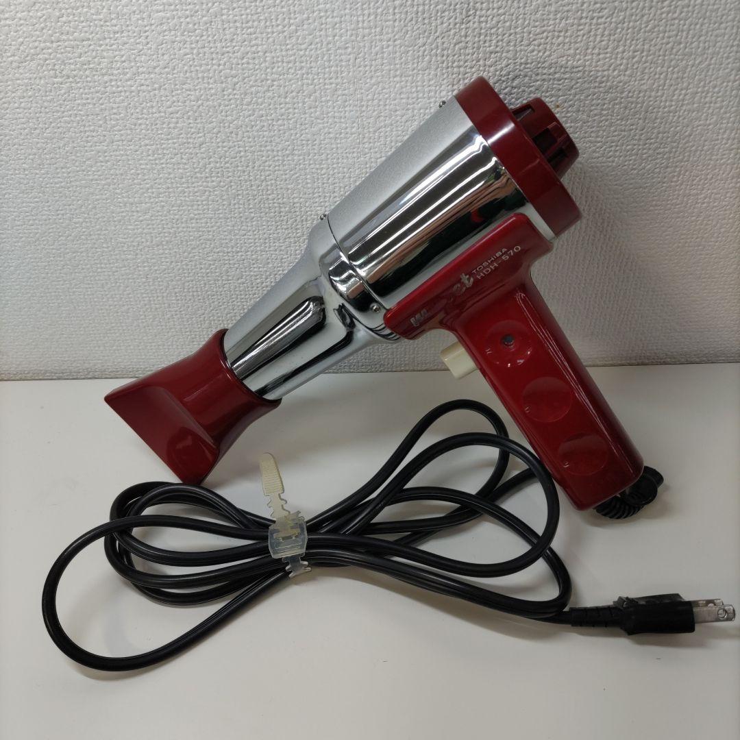ず123】TOSHIBA レトロヘアドライヤー HDH-570 - メルカリ