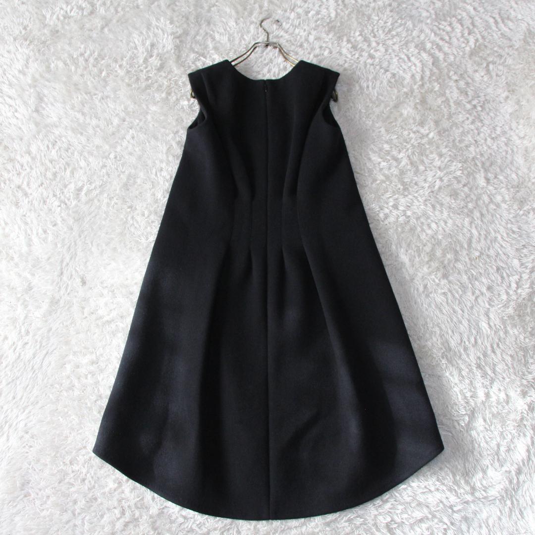 美品 ヨーコチャン フィッシュテール ノースリーブワンピース ウエスト