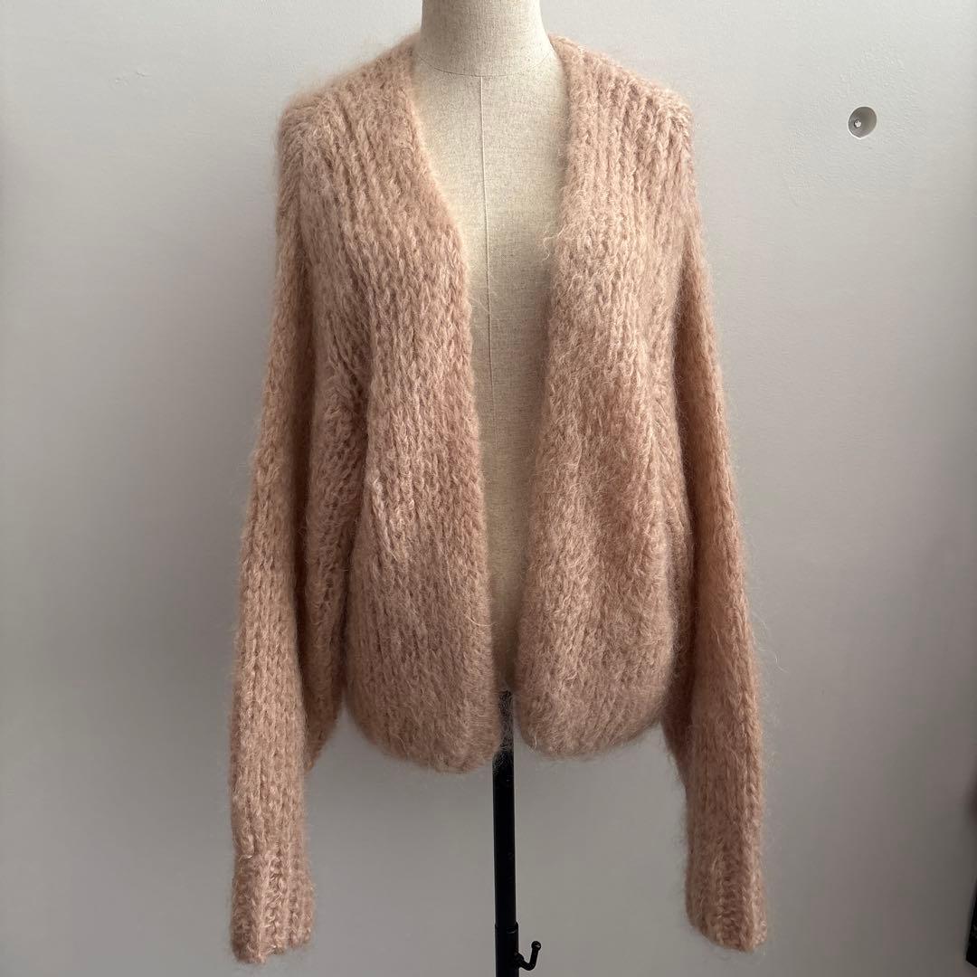 LES TRICOTS D'O×Chaos バックロゴニットカーディガン - メルカリ