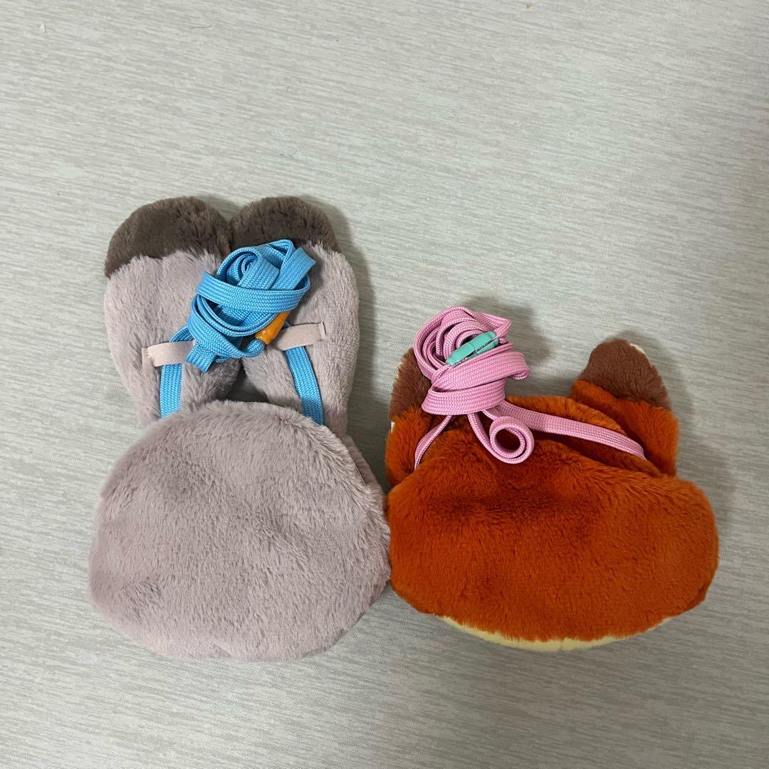 《4点》ズートピア ニック ジュディ ファンキャップマフラー・ショルダーバッグ