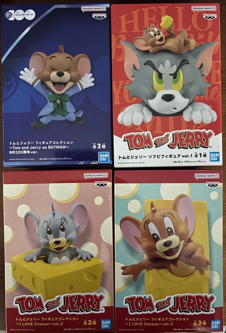 トムとジェリー フィギュア 4体セット - メルカリ