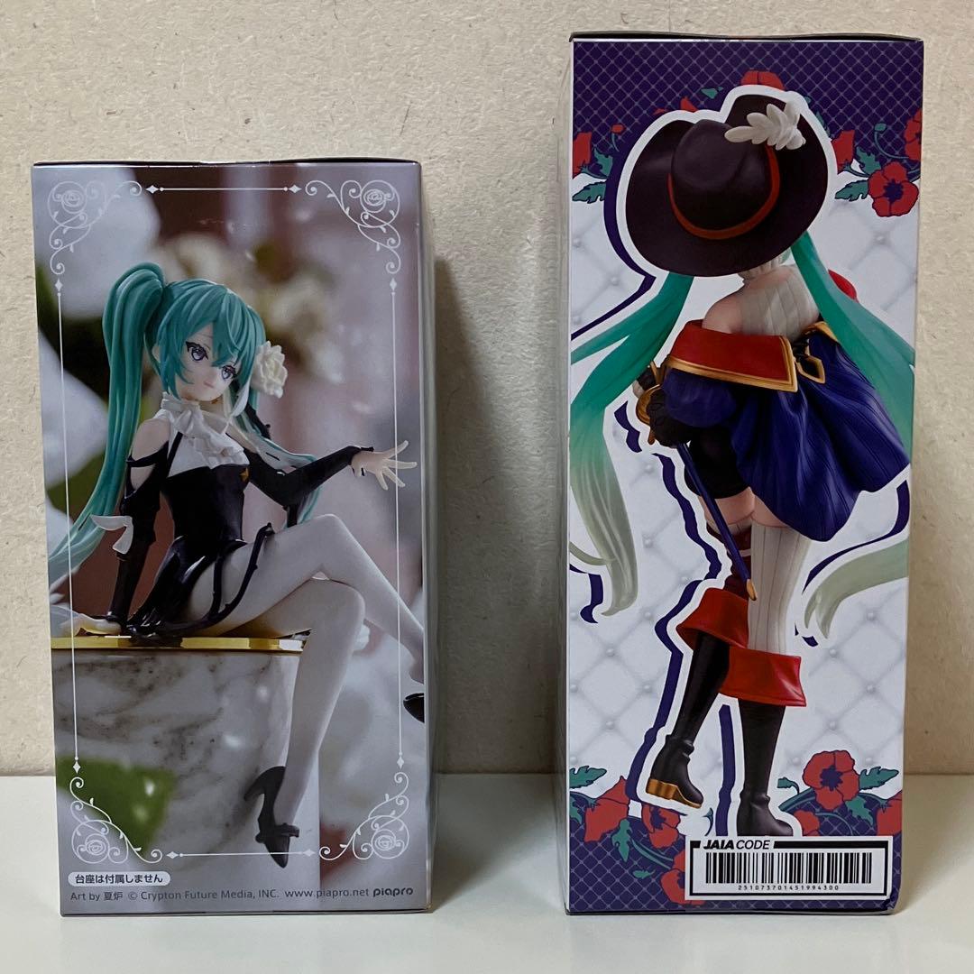 未開封】初音ミク 白薔薇ぬーどるストッパー、長靴を履いた猫