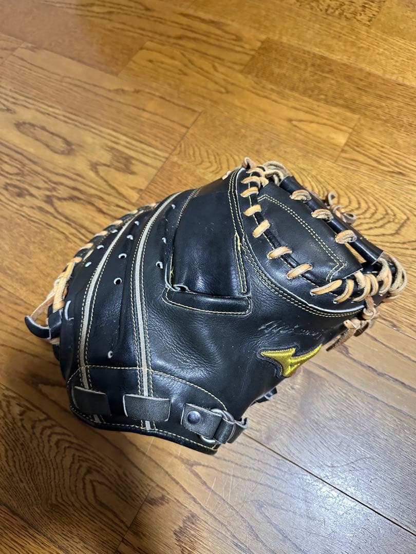 Mizuno 硬式グローブ 黒 レザー 2023モデル】ミズノプロ 硬式 グローブ グラブ 投手用 USキップレザー