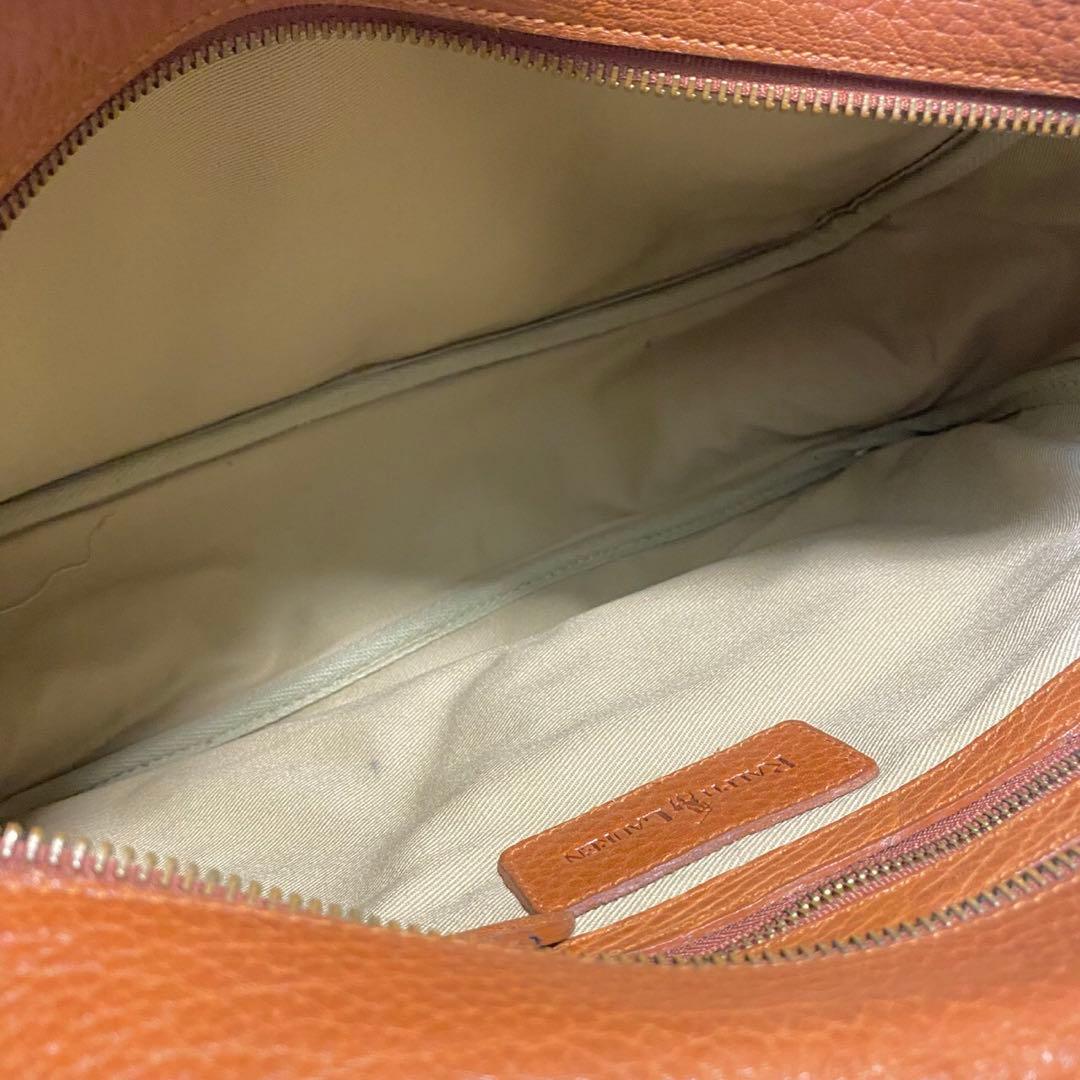 ラルフローレン シボ革 メッセンジャーバッグ ショルダーバッグ