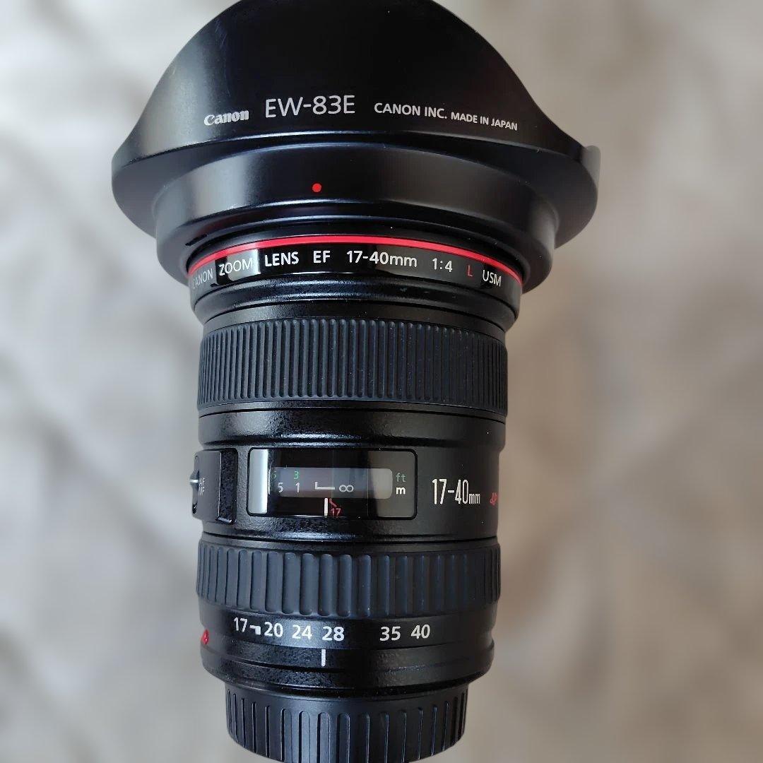 Canon EF 17-40mm f/4L USM ズームレンズ EW-83E付 Lente Canon EF 17-40mm f/4L USM