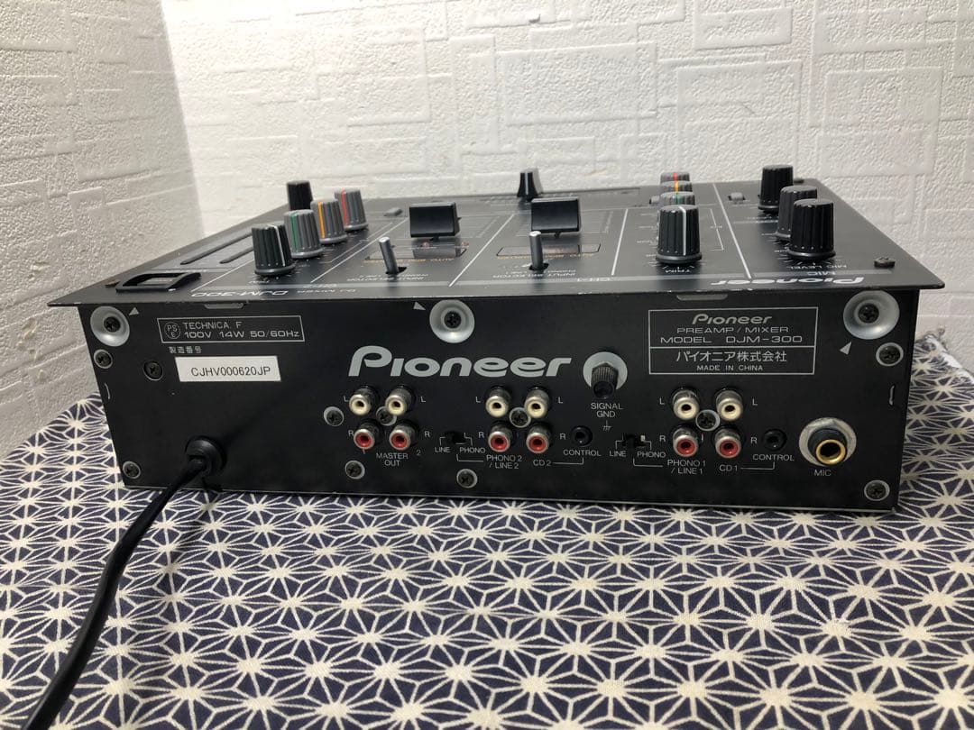 pioneer dj パイオニアDJM-300 フェーダーメンテナンス