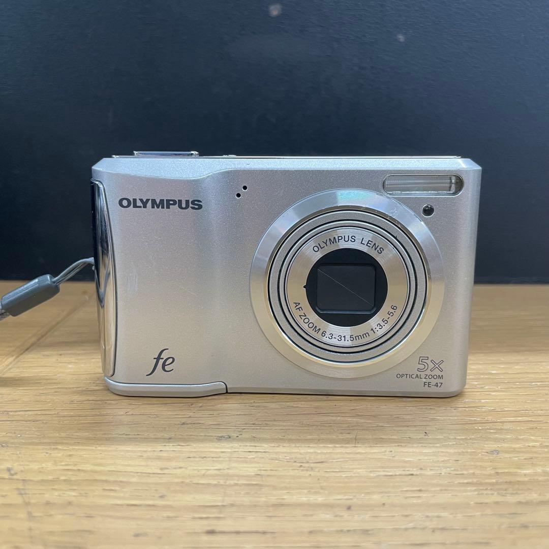 動作品 Olympus FE-47 コンパクトデジタルカメラ 単三電池式 - メルカリ