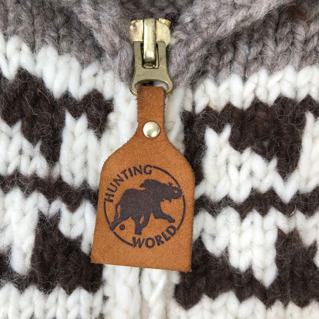 ハンティングワールド カウチンセーター M ウール100 カナダ製 - メルカリ