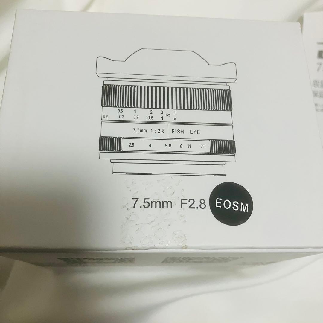 レンズ(単焦点) 7Artisans 7.5mm F2.8 FISH-EYE EF-M canon