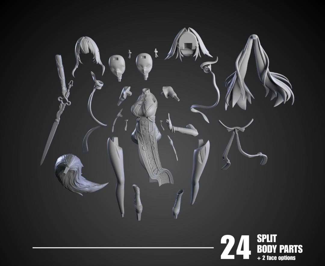 ゼンゼロ ZZZ 美女 美少女 ガレージキット 未塗装未組立 1/7 - メルカリ