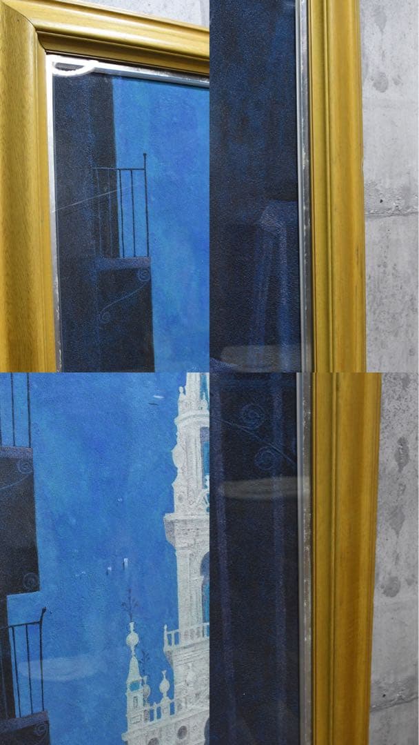 BKK72 真作 山崎忠明 「ヒラルダの塔」 大作 100号 日本画 - メルカリ