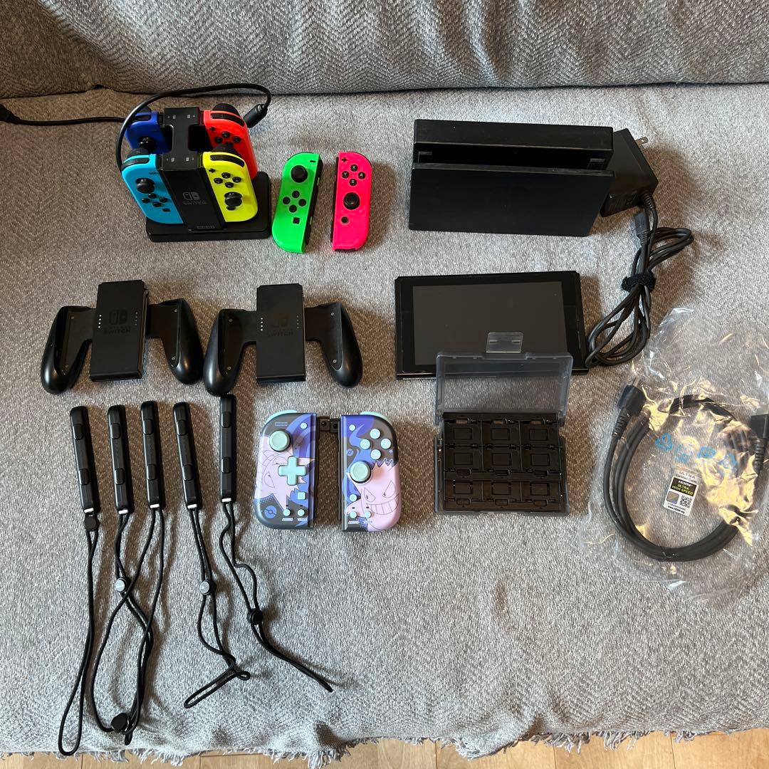 Nintendo Switch 本体セット ジョイコン他色々 ニンテンドースイッチ本体&ジョイコン(L)ネオンブルー/(R)ネオンレッド