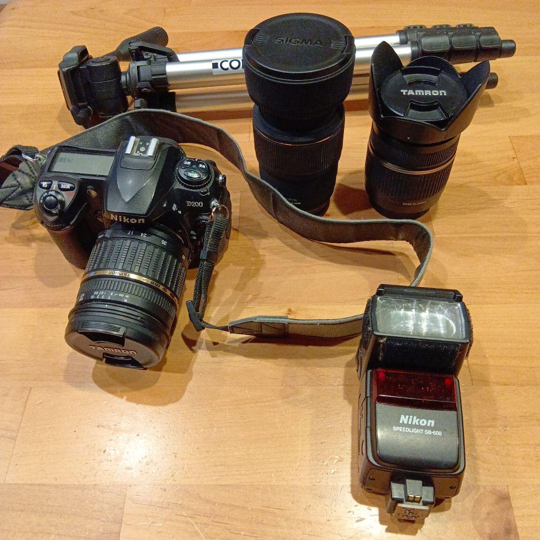 Nikon D200 デジタル一眼レフカメラ Sigmaレンズ3本セット 極美品NIKON