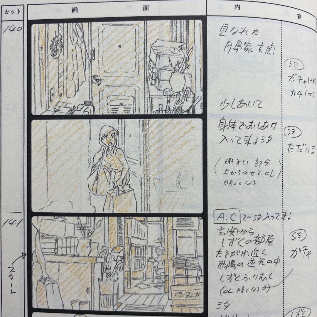 直筆原画】ジブリ/ 耳をすませば ラフ画 Ghibli 宮崎駿 セル画 - メルカリ