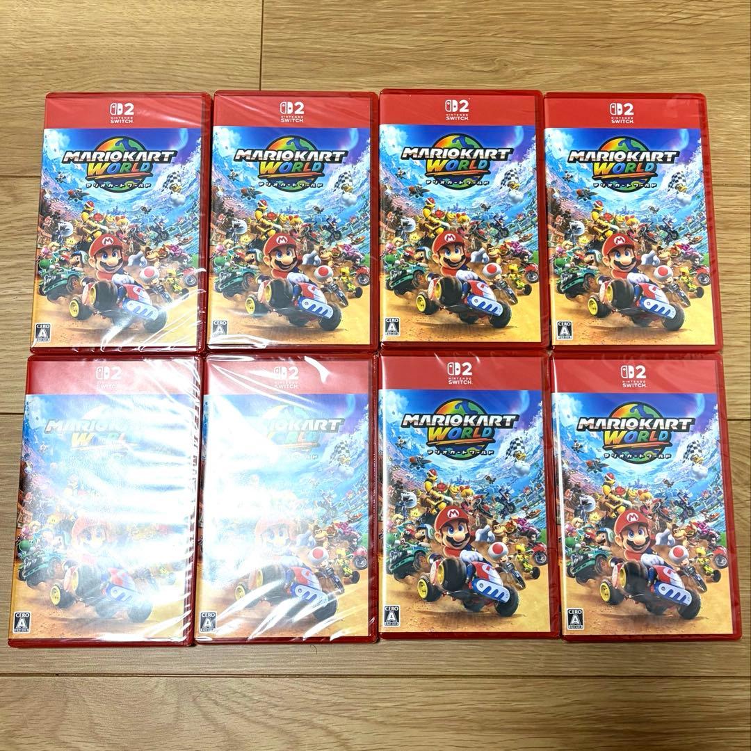 【新品】MARIOKART WORLD マリオカートワールド　8本セット 楽天ブックス: マリオカート ワールド - Nintendo Switch 2