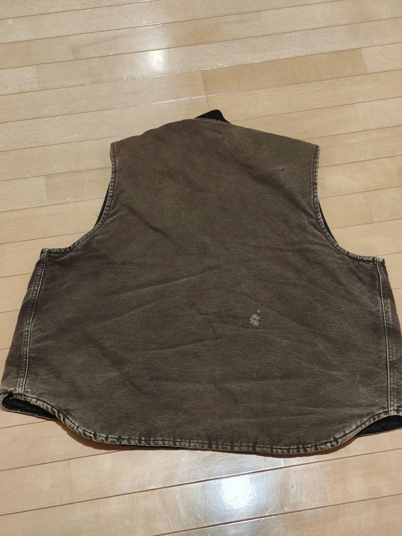 豆*福様 Carhartt カーハート ダックベスト ブラウン XL usa製 - メルカリ