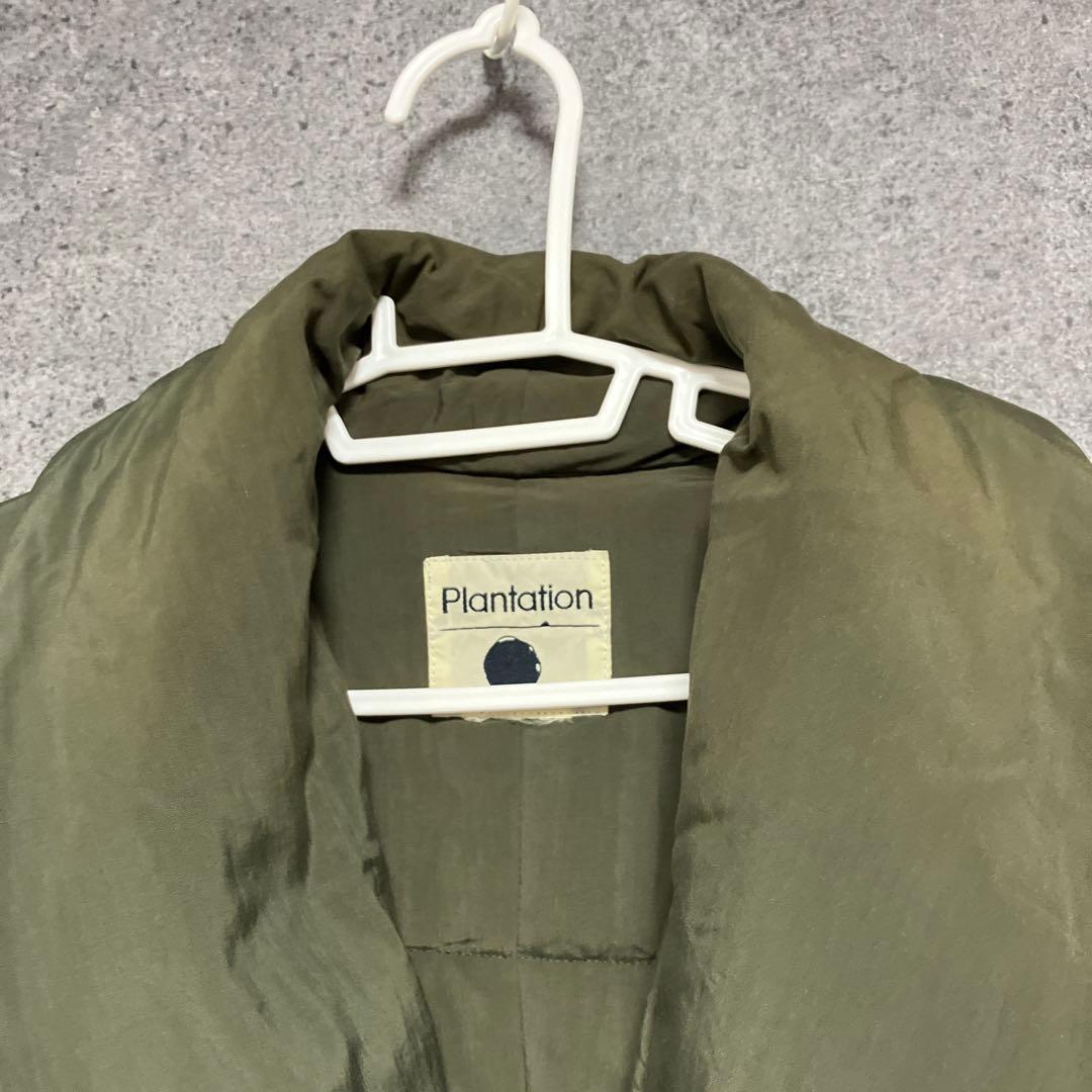 plantation イッセイミヤケ ヴィンテージ ダウンコート カーキ - メルカリ