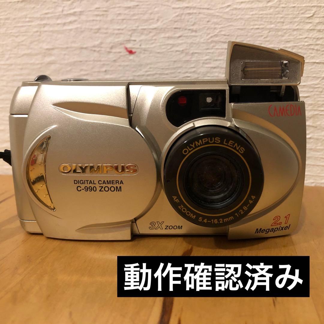 動作確認済】レトロコンデジ OLYMPUS CAMEDIA C-990 - メルカリ