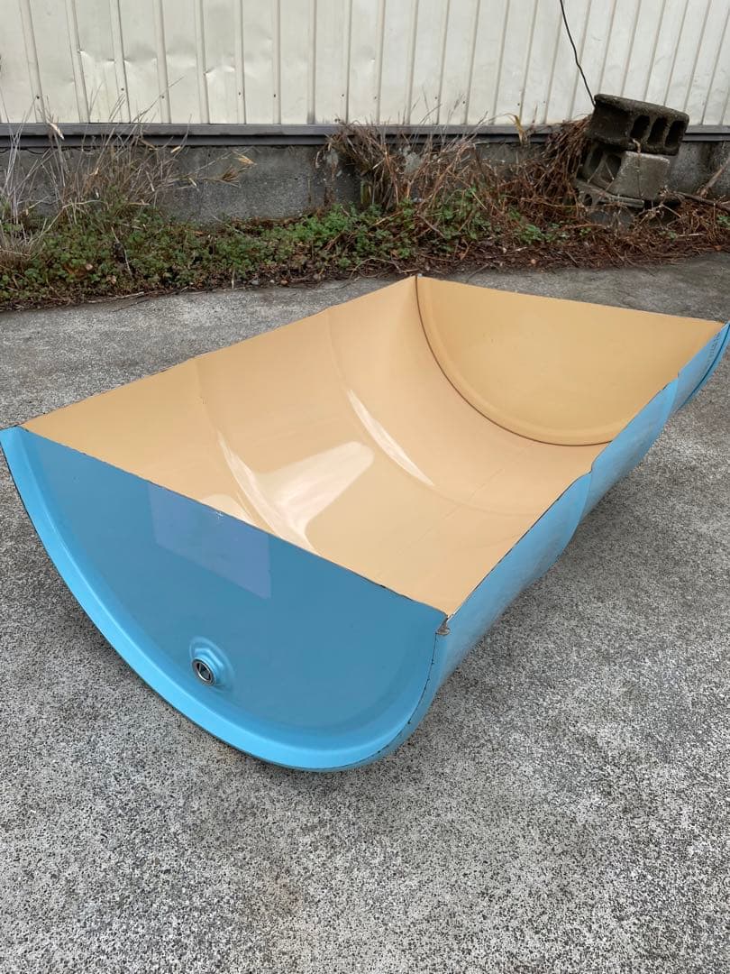 ドラム缶 半切り 縦半分 無加工 - メルカリ
