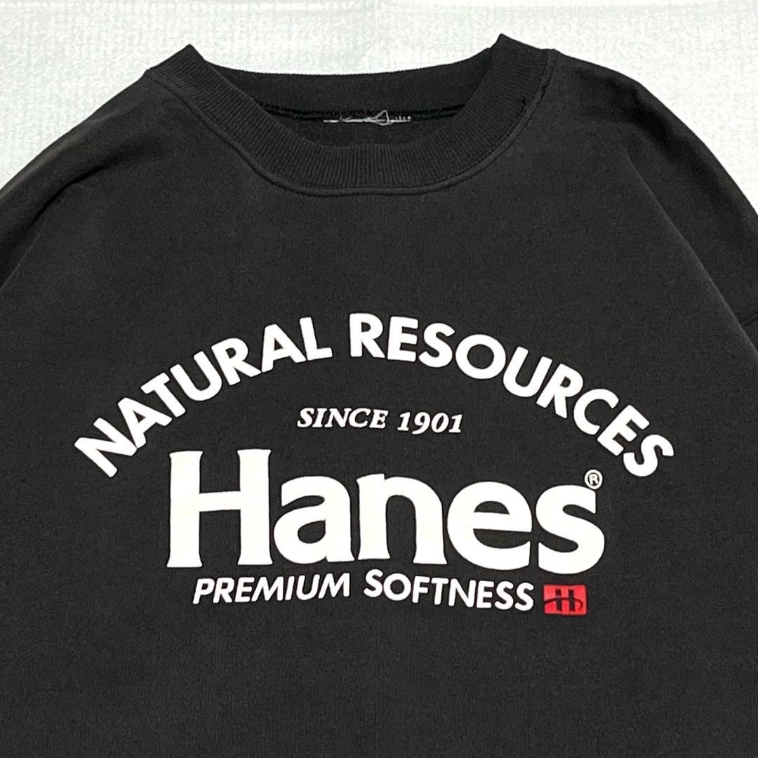 90s USA製 Hanes ヘインズ スウェットトレーナー チャコール - メルカリ