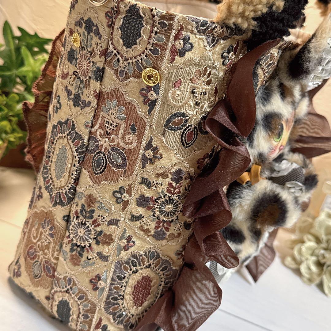 あ*き様 コヤンイサムチョン♡新作カフェオレ色インド刺繍リトルサンダー