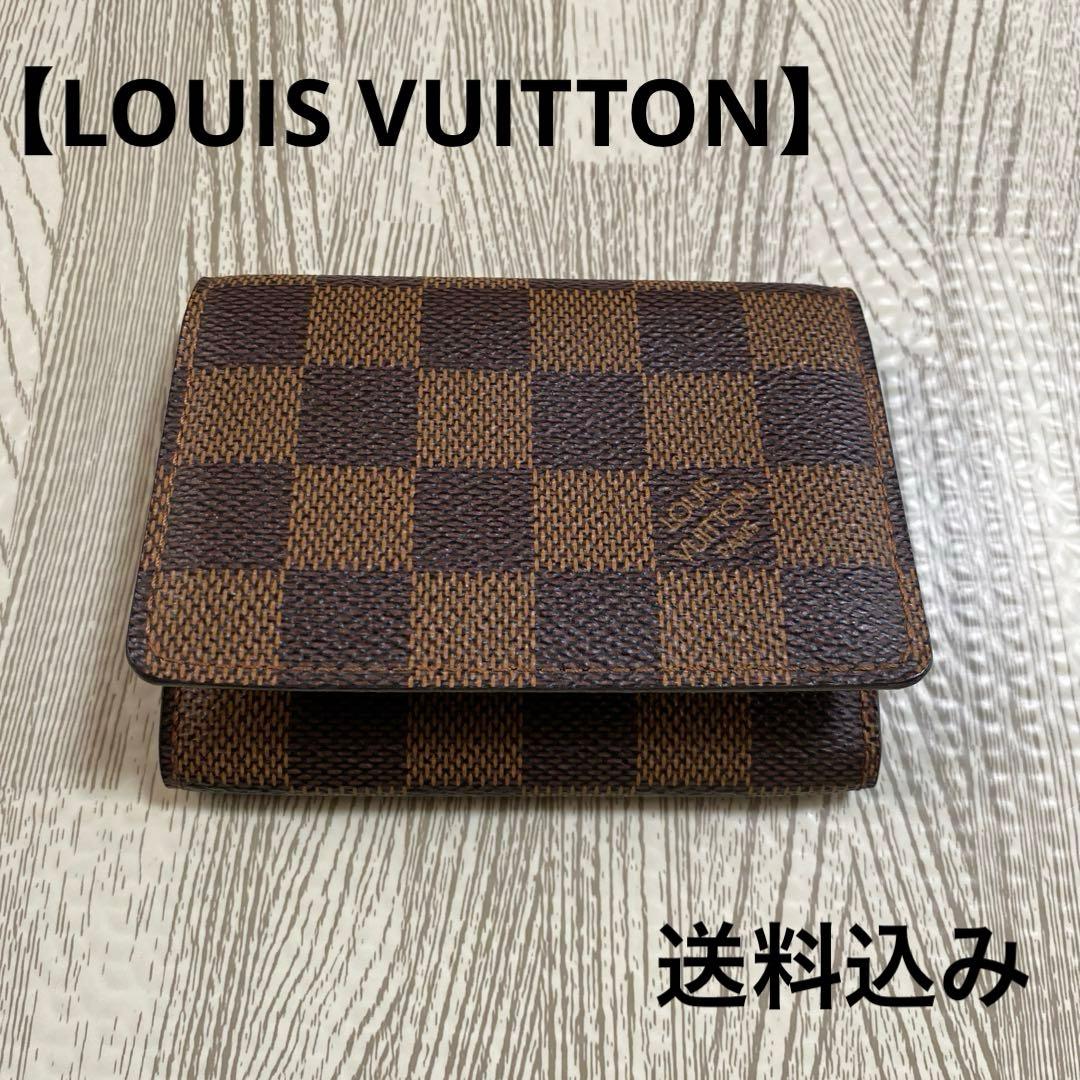 【なな】LOUIS VUITTON ダミエ 名刺入れ カードケース ルイ・ヴィトン(LOUIS VUITTON) ダミエ(Demier) 名刺入れ メンズカード