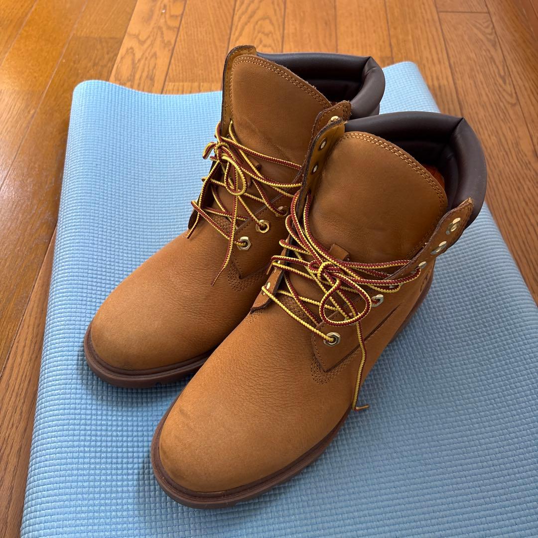 Timberland ブラウンハイカットブーツ - メルカリ