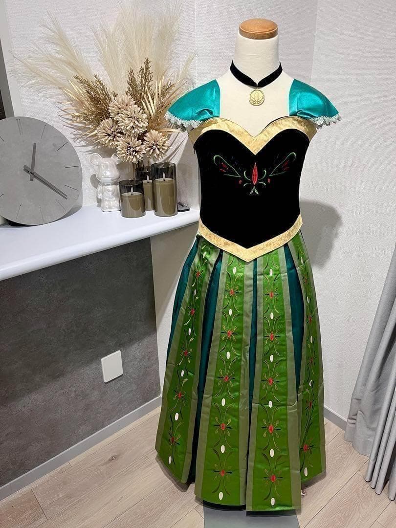 S】 アナ コスプレ アナ雪 風 大人 仮装 衣装 ハロウィン ディズニー