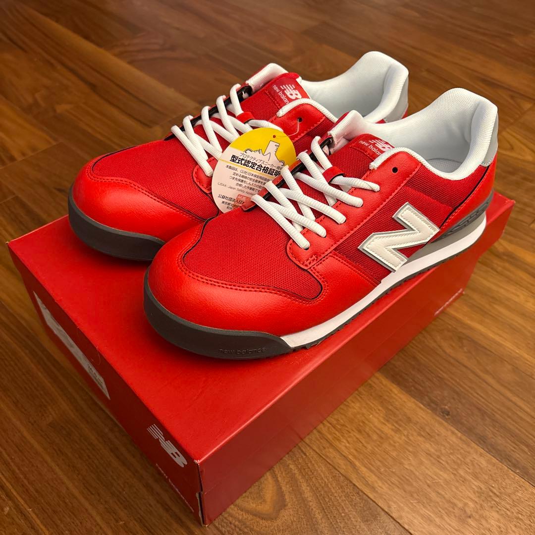 安全靴New Balance ニューバランスPL-331 レッド 26.5EEE - メルカリ